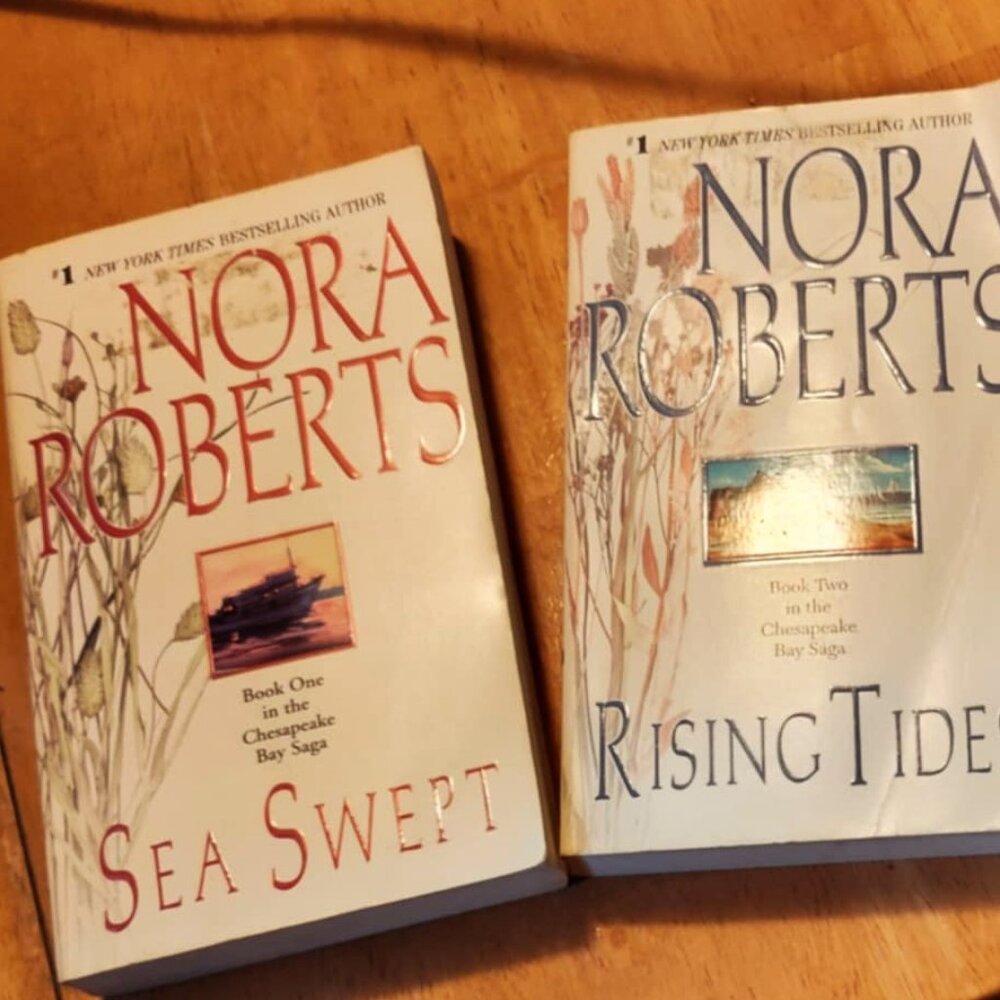 Nora Roberts Chesapeake Bay Saga. 3 books, Sea Swept, Rising Tides, Inner Harbor